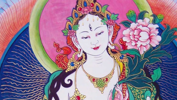 White Tara, a Buddha of Compassion