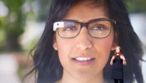Google Glass on Display